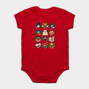 The Muppets Twelve Days of Christmas Baby Bodysuit